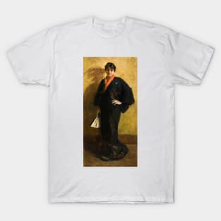 The Blue Kimono by William Merritt Chase T-Shirt